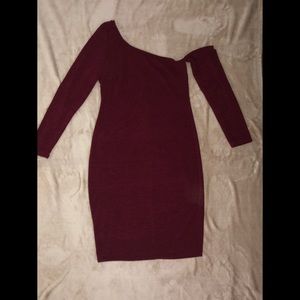 Burgundy Dress